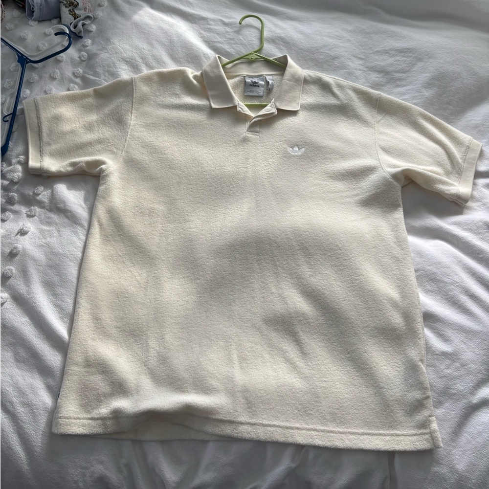 Adidas Off-White Polo Shirt